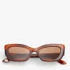 GANNI Solbriller<x Ace & Tate Tiger's Eye Sadie-solbriller Tiger'sEye
