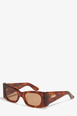 GANNI Solbriller<x Ace & Tate Tiger's Eye Kayla-solbriller Tiger'sEye
