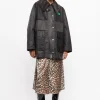GANNI Kåper & Jakker<x Barbour Waxed-duffelcoat Phantom