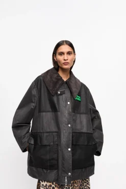GANNI Kåper & Jakker<x Barbour Waxed-duffelcoat Phantom