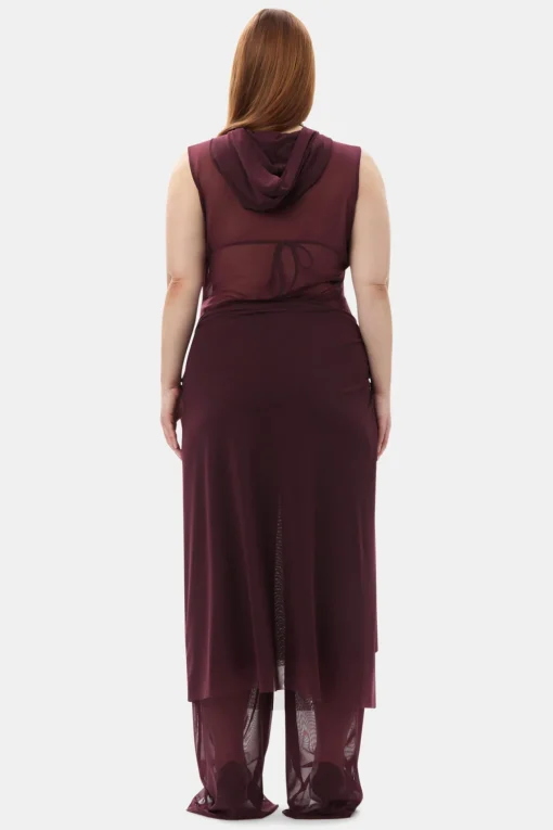 GANNI Plus Size Klær | Bukser<x Paloma Elsesser Mesh Straight-bukse PortRoyale