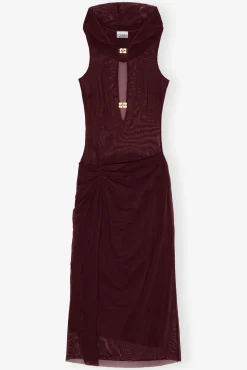 GANNI Plus Size Klær | Bukser<x Paloma Elsesser Mesh Straight-bukse PortRoyale