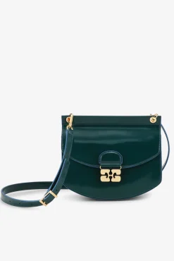GANNI Crossbody Vesker<Green Small Apo-G-veske ForestNight