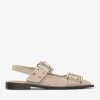 GANNI Sko | Hæler<Grey Feminine Buckle Ballerinas TaosTaupe