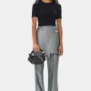 GANNI Dresstoff | Sett<Grey Suiting Skirt Flared-bukse GrayQuill