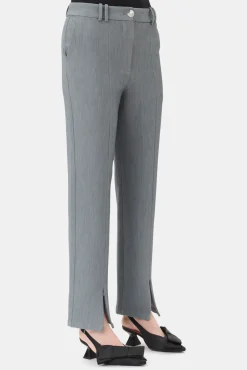 GANNI Ganni Exclusives | Dresstoff<Grey Suiting-bukser Phantom