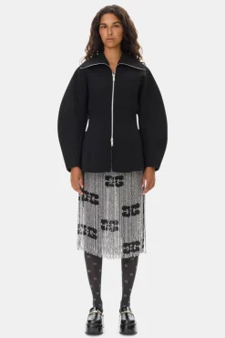 GANNI Ganni Exclusives | Skjørt<Hand Beaded Midi-skjørt SkyCaptain