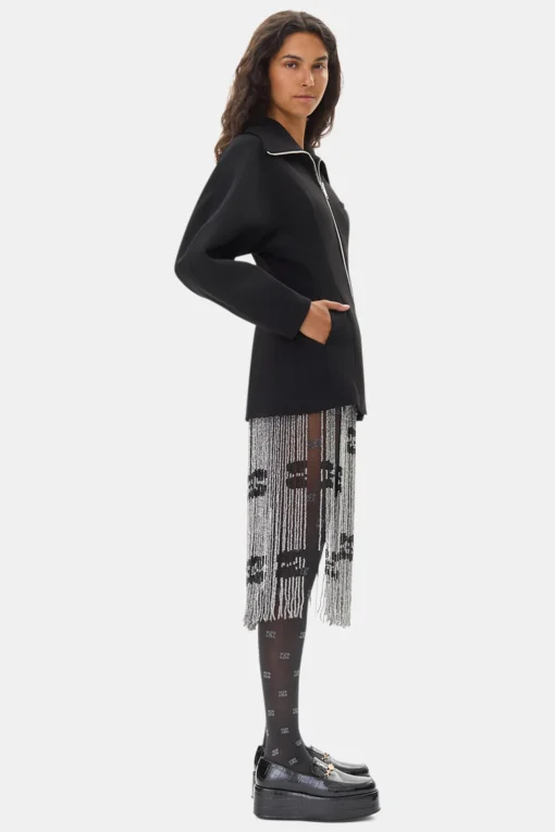 GANNI Ganni Exclusives | Skjørt<Hand Beaded Midi-skjørt SkyCaptain