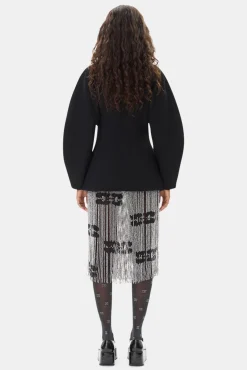 GANNI Ganni Exclusives | Skjørt<Hand Beaded Midi-skjørt SkyCaptain