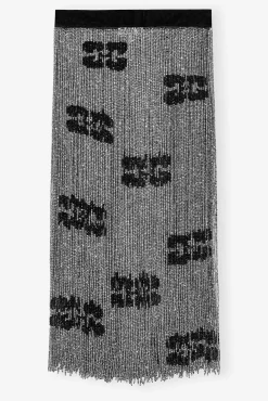 GANNI Ganni Exclusives | Skjørt<Hand Beaded Midi-skjørt SkyCaptain
