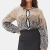 GANNI Trending Now | Strikkeplagg<Handknit Crop-cardigan PalomaMelange