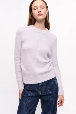 GANNI Strikkeplagg<Lavender-genser LavenderBlue