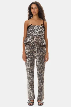 GANNI Trending Now | Ganni Exclusives<3D Jacquard-topp Leopard