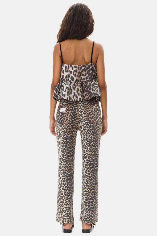 GANNI Trending Now | Ganni Exclusives<3D Jacquard-topp Leopard
