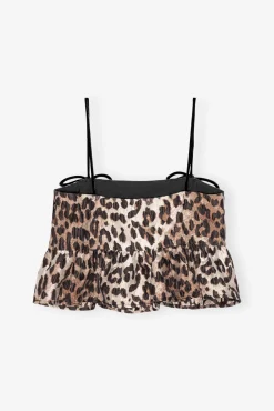 GANNI Trending Now | Ganni Exclusives<3D Jacquard-topp Leopard