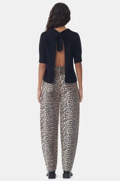GANNI Trending Now | Ganni Icons<Denim Stary-jeans Leopard