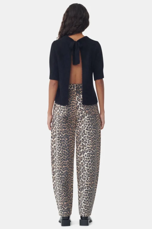 GANNI Trending Now | Ganni Icons<Denim Stary-jeans Leopard