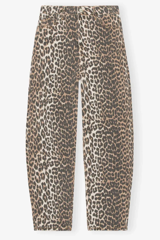 GANNI Trending Now | Ganni Icons<Denim Stary-jeans Leopard