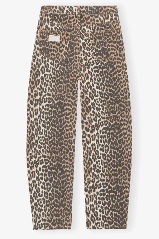 GANNI Trending Now | Ganni Icons<Denim Stary-jeans Leopard