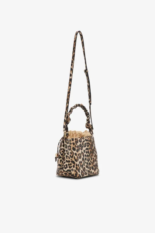 GANNI Crossbody Vesker | Håndvesker<Bou Bucket Bag Leopard