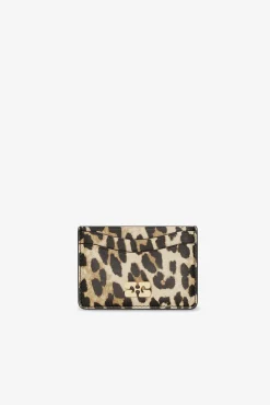 GANNI Lommebøker | Små Gaver<Printed Bou-kortholder Leopard