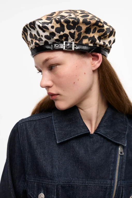 GANNI Hatter | Små Gaver<Printed-alpelue Leopard