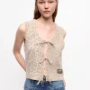 GANNI Trending Now | Ganni Exclusives<Tie String-vest Leopard