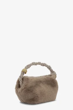 GANNI Mini Vesker | Crossbody Vesker<Light Grey Fluffy Mini Bou Bag OysterGray