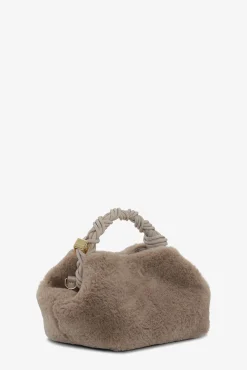 GANNI Crossbody Vesker | Håndvesker<Light Grey Fluffy Small Bou Bag OysterGray