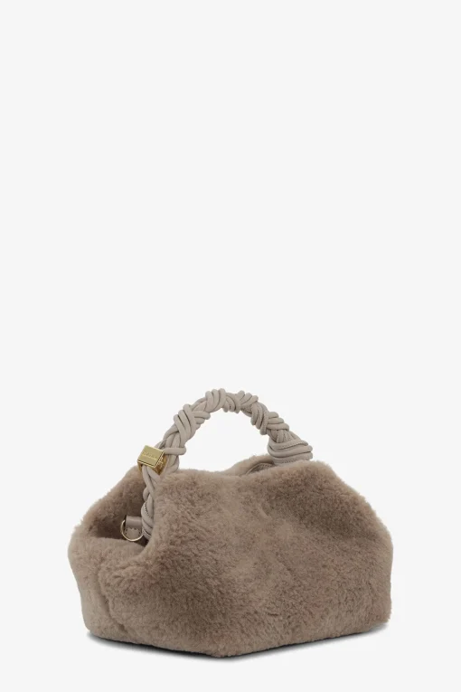 GANNI Crossbody Vesker | Håndvesker<Light Grey Fluffy Small Bou Bag OysterGray