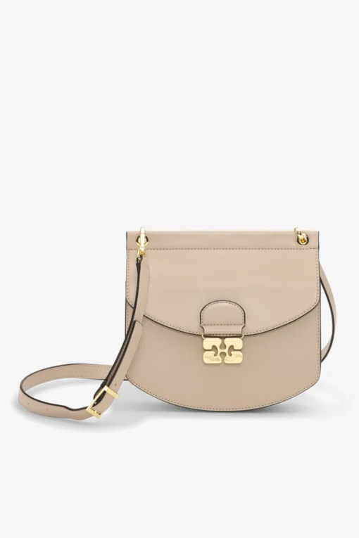 GANNI Crossbody Vesker<Light Grey Small Apo-G-veske OysterGray