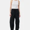 GANNI Plus Size Klær | Ganni Icons<Light Slub Pocket Pants Black