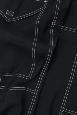 GANNI Plus Size Klær | Ganni Icons<Light Slub Pocket Pants Black