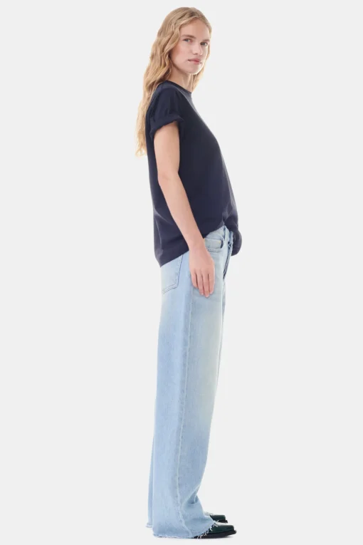 GANNI Jeans | Denimklær<Mid Blue Izey-jeans MidBlueVintage