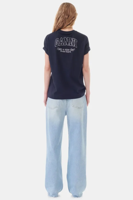 GANNI Jeans | Denimklær<Mid Blue Izey-jeans MidBlueVintage