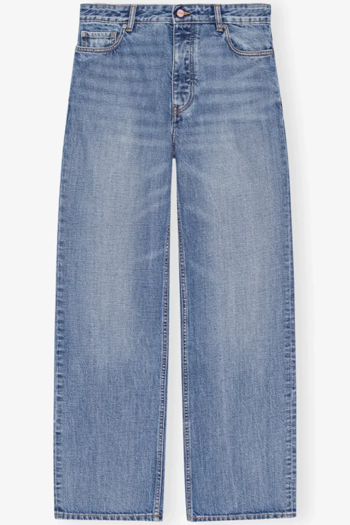 GANNI Jeans | Denimklær<Mid Blue Izey-jeans MidBlueVintage