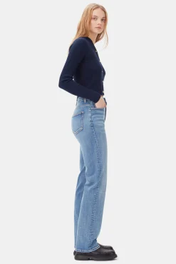 GANNI Jeans | Denimklær<Mid Blue Vintage Pohli-jeans MidBlueVintage