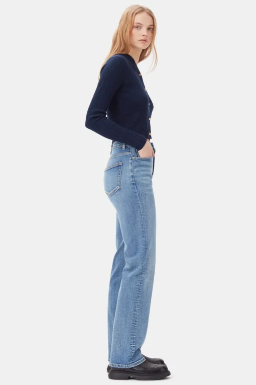 GANNI Jeans | Denimklær<Mid Blue Vintage Pohli-jeans MidBlueVintage
