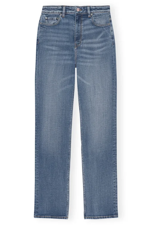 GANNI Jeans | Denimklær<Mid Blue Vintage Pohli-jeans MidBlueVintage