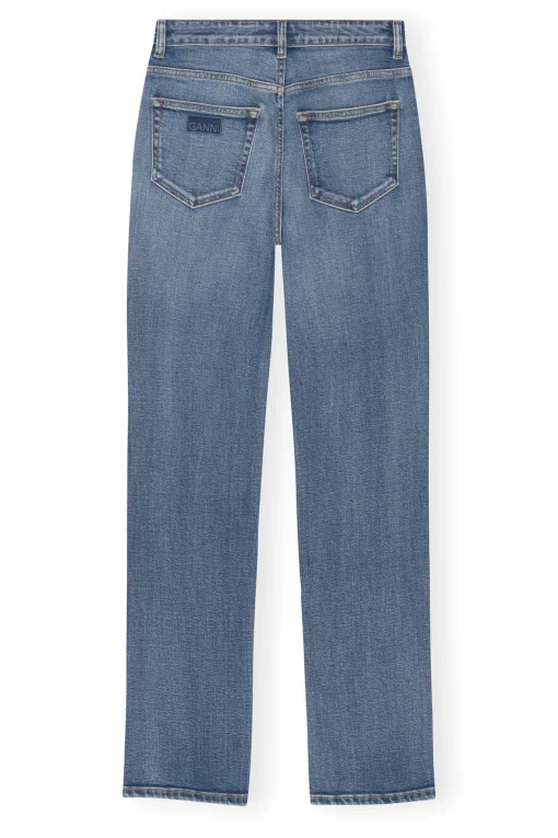 GANNI Jeans | Denimklær<Mid Blue Vintage Pohli-jeans MidBlueVintage