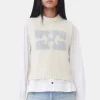 GANNI Plus Size Klær | Ganni Exclusives<Off-white Graphic-vest Egret