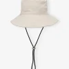 GANNI Hatter<Off-white-bøttehatt Egret