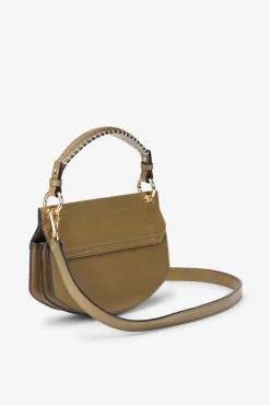 GANNI Crossbody Vesker | Håndvesker<Olive Green Mini Top Handle Apo-G-veske MilitaryOlive