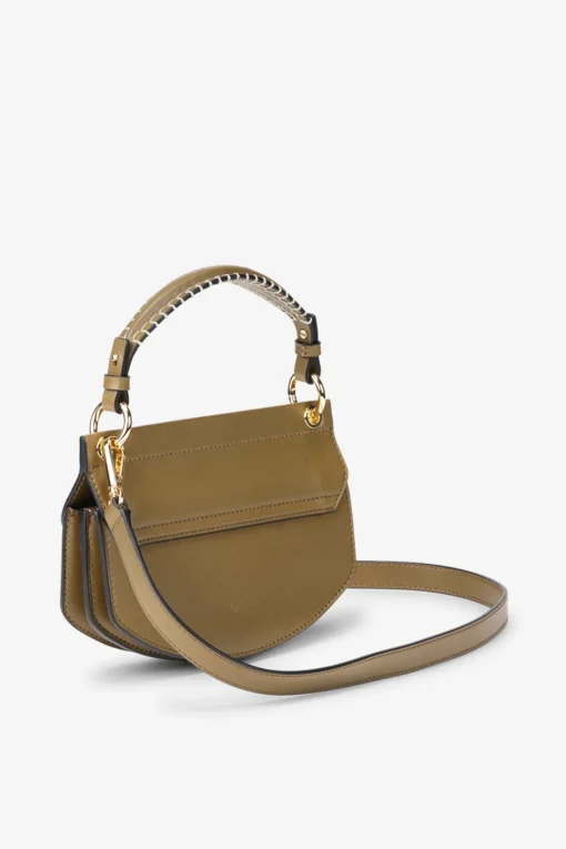 GANNI Crossbody Vesker | Håndvesker<Olive Green Mini Top Handle Apo-G-veske MilitaryOlive