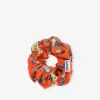GANNI Accessories Til Hår<Orange Floral Printed-hårstrikk Poinciana