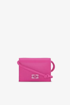 GANNI Lommebøker | Mini Vesker<Pink Bou On Strap-lommebok ShockingPink