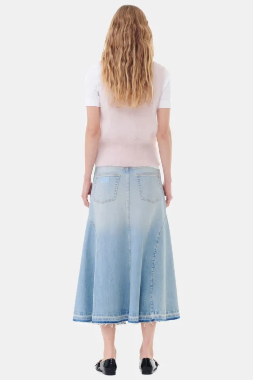 GANNI Strikkeplagg<Pink Light Mohair Tie String-vest LilacSachet