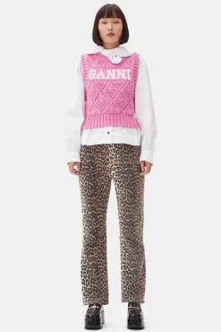 GANNI Plus Size Klær | Ganni Exclusives<Pink-vest RoseViolet