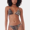GANNI Leopardmønster Klær<Recycled Printed String-bikinitopp Leopard