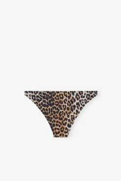 GANNI Leopardmønster Klær<Recycled Printed Emblem Mini-truse Leopard